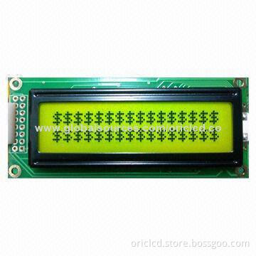 16 x 2 Dot-matrix Character LCD Module with Operating Voltage, 65*36.7*13.5mm Outline Dimensions